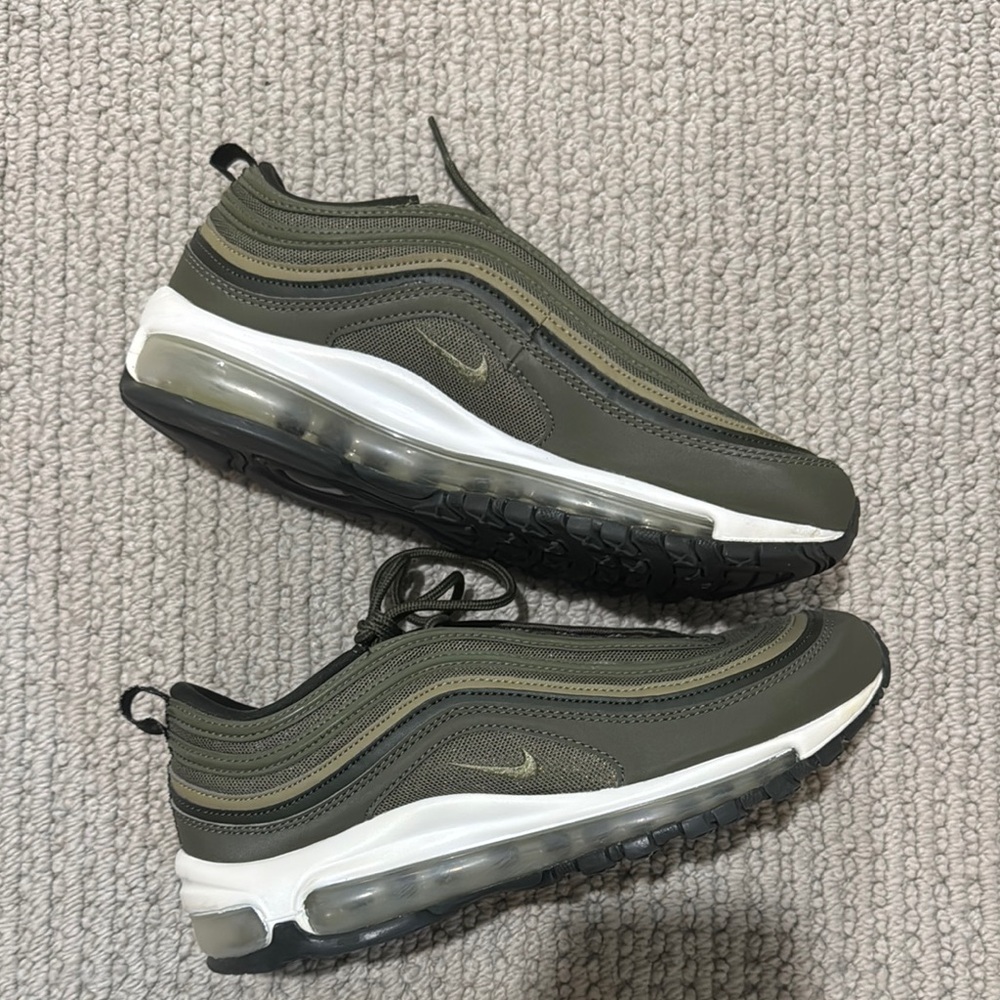 Nike Men's Air Max 97 in Dark Green and Black